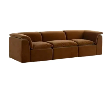 LF004 tobacco upholstered sofa