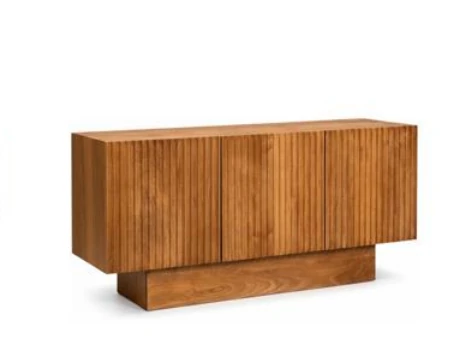 LG002 reeded timber sideboard