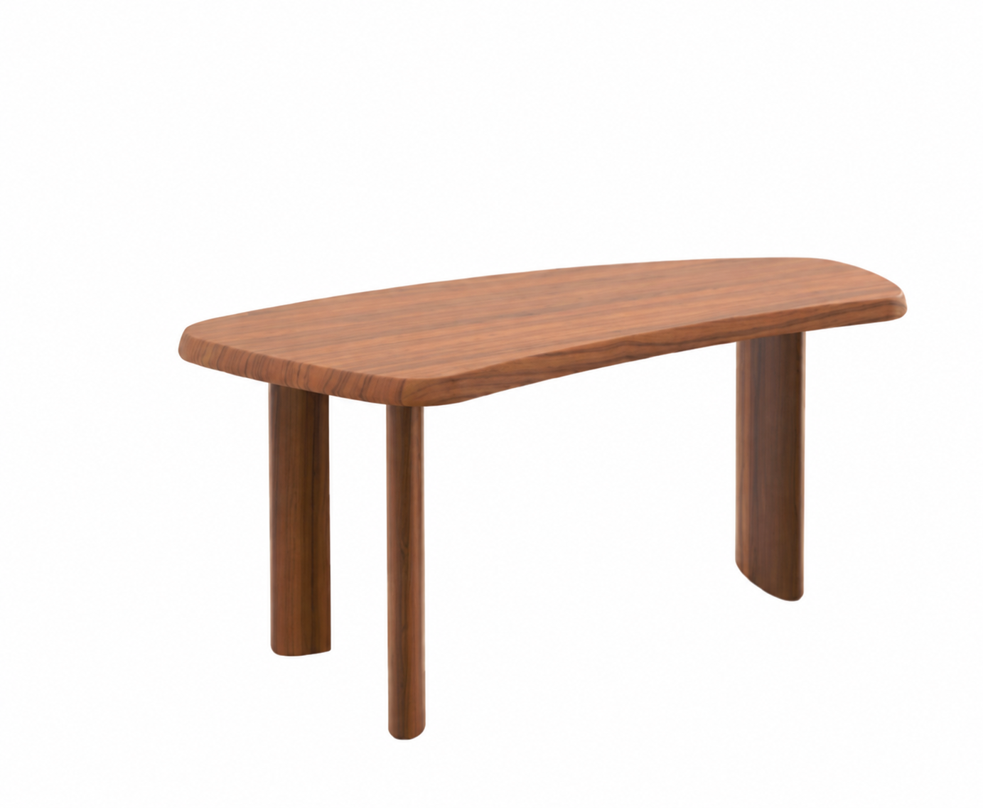 LT002 organically shaped timber table